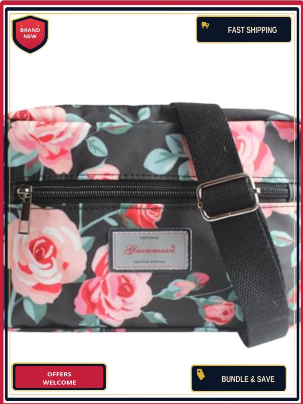 Lightweight Mini Crossbody Bag with Adjustable Strap, Travel Shoulder Purse